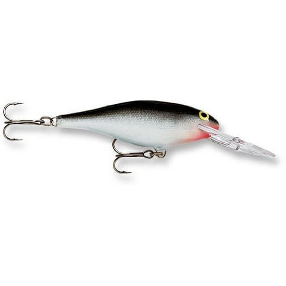 Rapala Shad Rap 08 Crankbait Fishing Lure 3 1/8" 3/8oz Silver