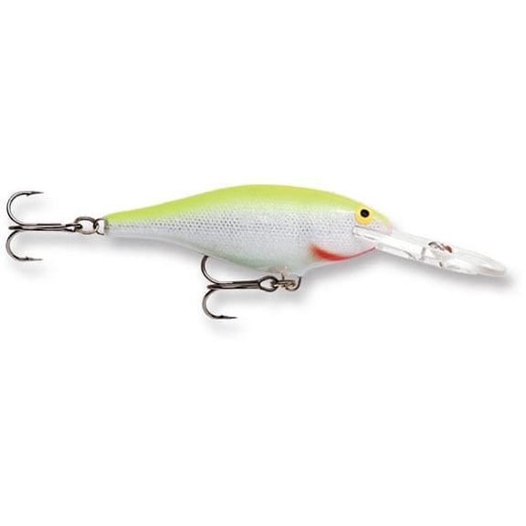 Rapala Shad Rap Crankbait 05 Silver Fluorescent Chartreuse
