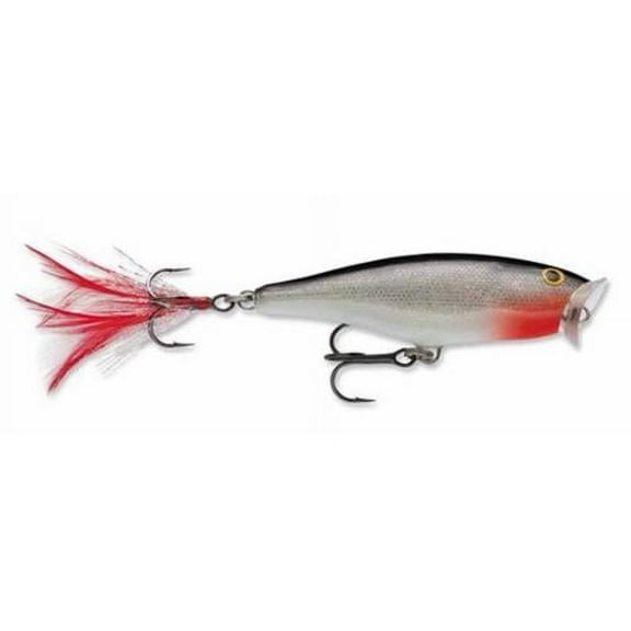 Rapala Skitter Pop 07 Topwater Fishing Lure 2.75" 1/4oz Silver