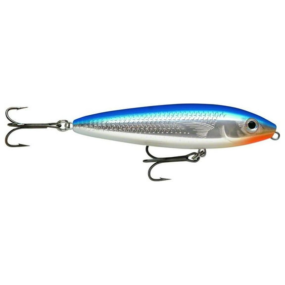 Rapala Skitterwalk 08 Topwater Fishing Lure 3 1/8" 7/16oz Blue Mullet
