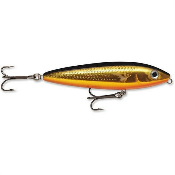 Rapala Skitterwalk 08 Topwater Fishing Lure 3 1/8" 7/16oz Gold Mullet