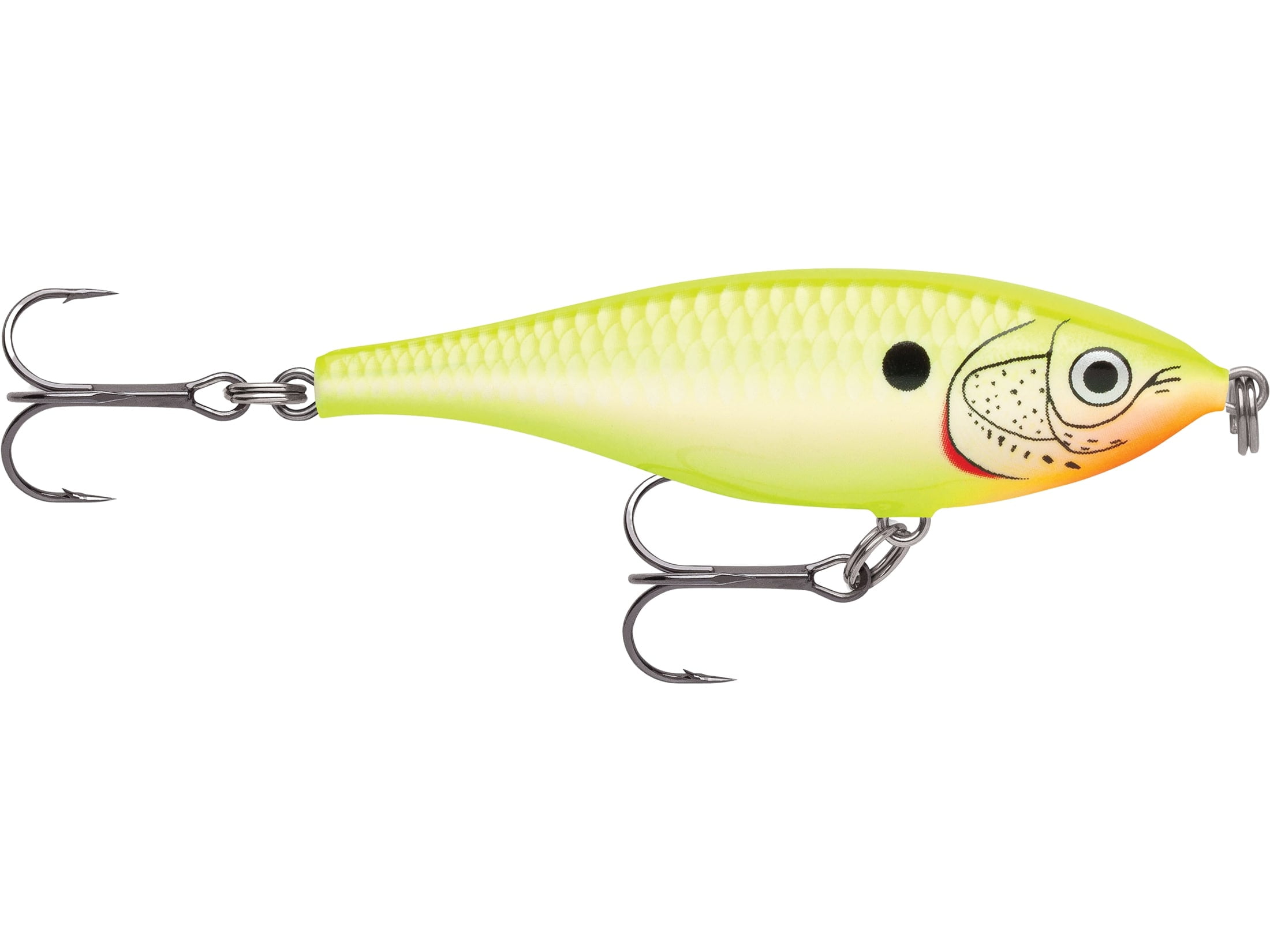 Rapala TWR08HBN Twitchin' Rap 3 1/8" 3/8 oz Hot Bone Suspending Fishing Lure