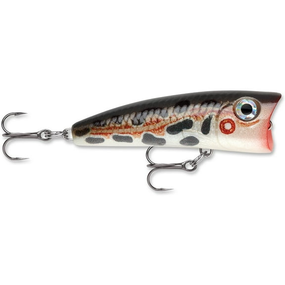 Rapala ULP04F Ultra Light Pop Topwater Lure, 1 1/2", 1/8 oz, Frog