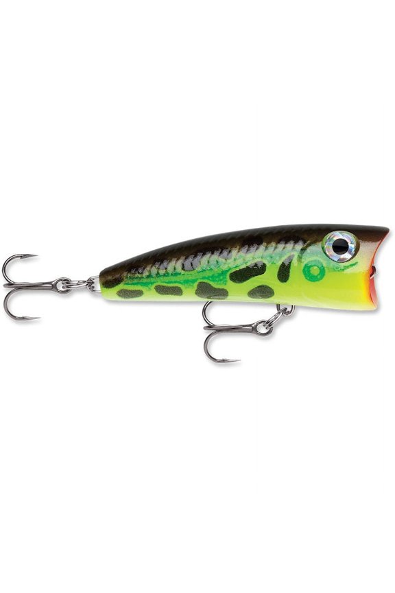 Ultra Light Pop 04 Topwater Fishing Lure 1.5" 1/8oz Lime Frog