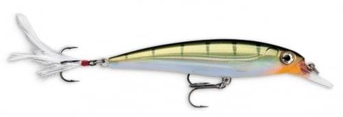 Rapala X-Rap Jerkbait, Suspending, 4-3/4", 3/4oz, Yellow Perch
