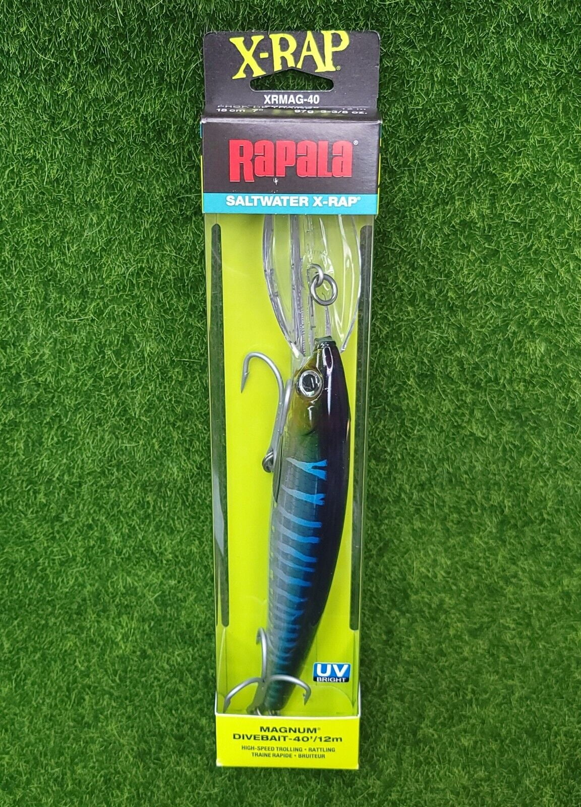 Rapala Magnum Deep Diving Fishing Trolling Lure 8.25 inch Made in Finland