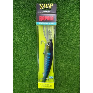 Rapala X-Rap Magnum Wahoo UV 7" 3 3/8 oz 40' Deep Diving Fishing Lure - XRMAG40WHU