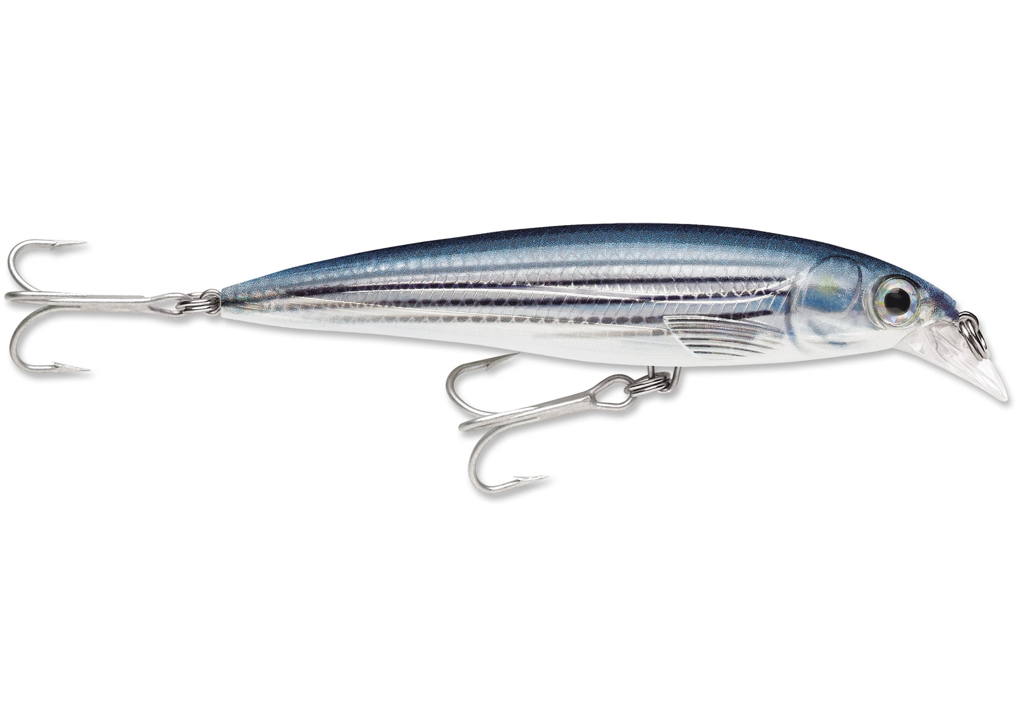 RAPALA X-RAP 10=LOT OF 3 SILVER COLORED FISHING LURES