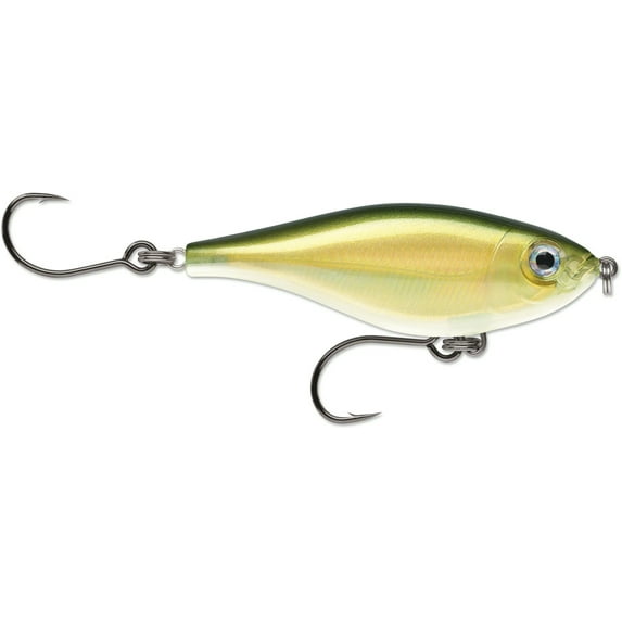 Rapala X-Rap Twitchin’ Mullet 08 Fishing Lure, 2.5 Inch, 5/16 oz, Gold Olive