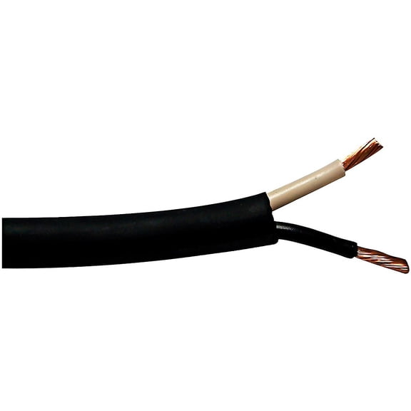 Rapco 12GA Bulk Quad Mic Cable Black (Sold Per Foot) 150 ft. Black