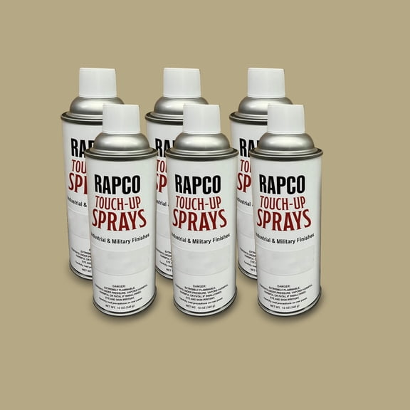 Rapco 30277 Camo Sand Hunting Truck Spray Paint, 12 oz, 6 Pack