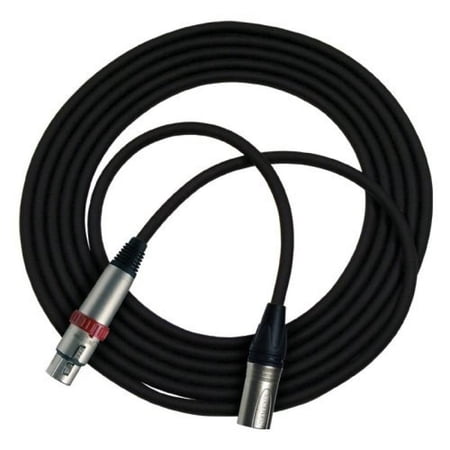 Rapco NMS-25 25-foot XLRM/XLRF Switching Microphone Cable - NMS25 25ft 25'