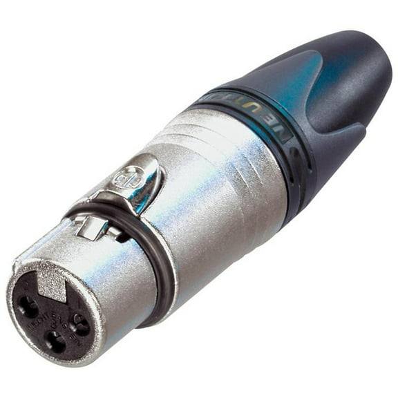 Rapco Neutrik XX-Series XLR 3-Pin Inline Connector Silver Contacts Female