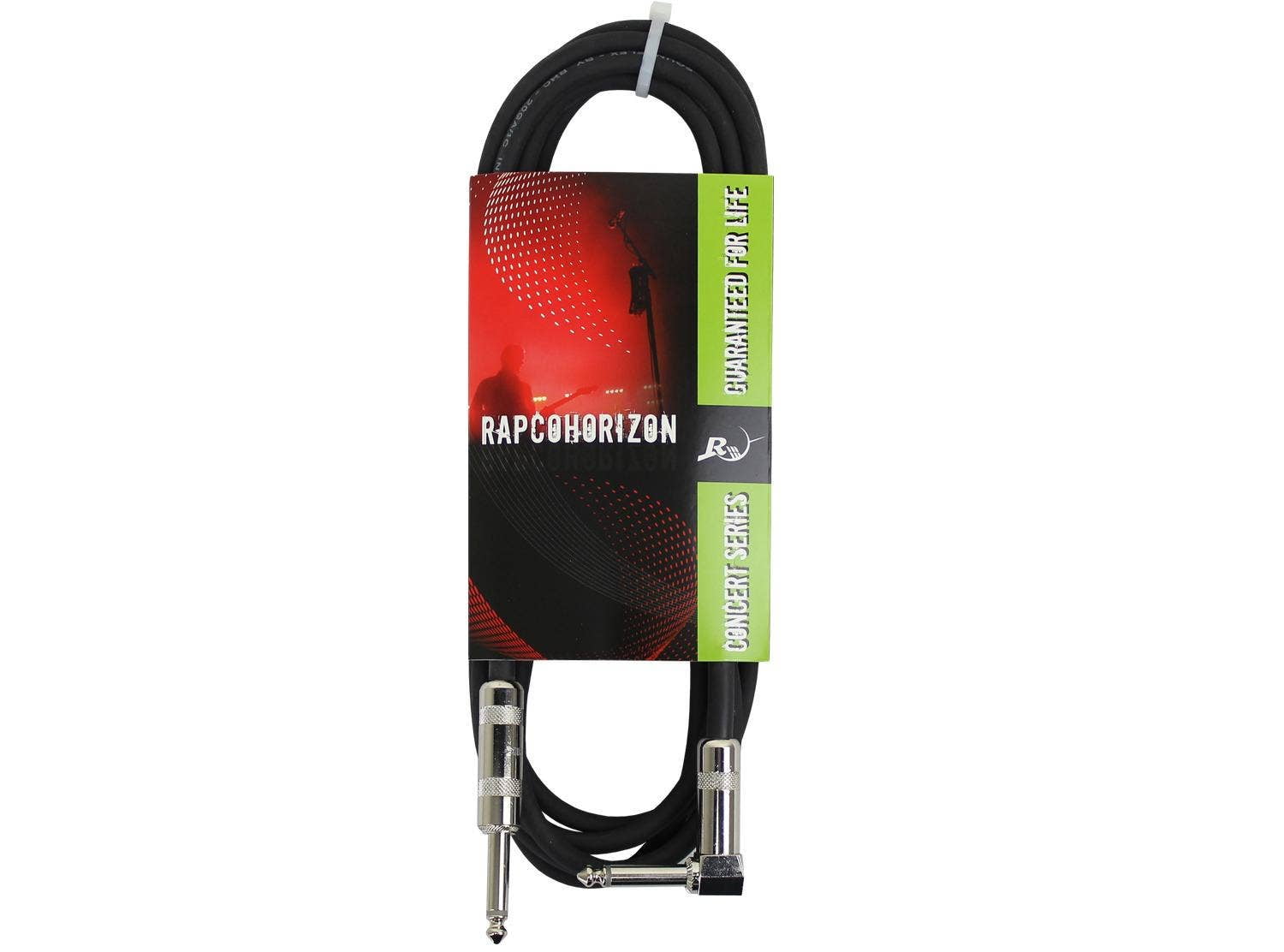 RapcoHorizon Concert Series G4 Instrument Cable 1/4" to Right Angle 1/4" 10ft