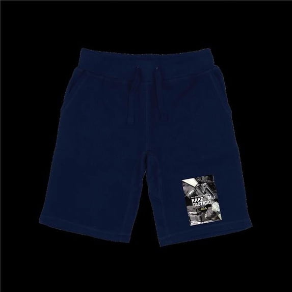 Rapdom 2 Graphic Shorts - Navy - Extra Large