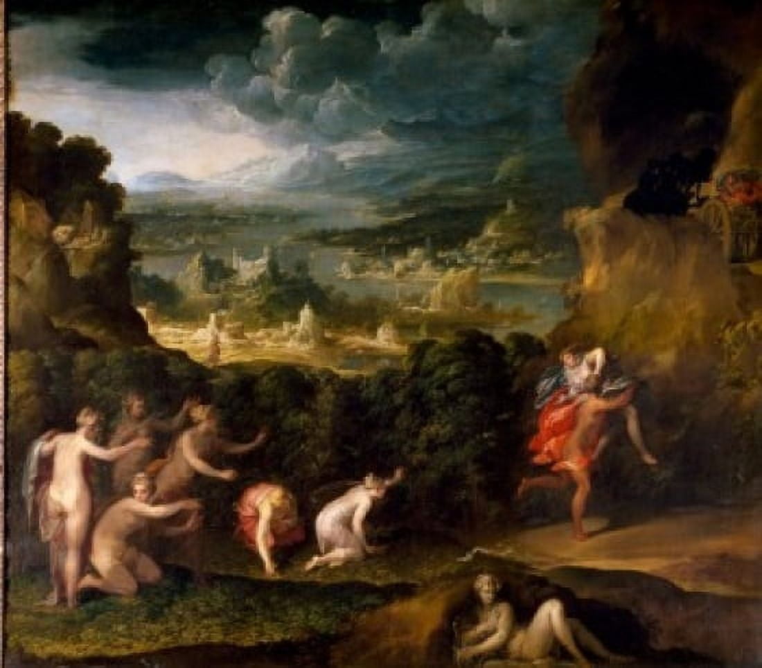 The Rape of Proserpine by Niccolo dellAbate oil on canvas Circa 1560 (1509-1571) France Paris Musee du Louvre Canvas Art - Niccolo dellAbate (24 x 36)