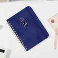 thumbnail image 1 of Rapeiae 2025-2026 A5 Schedule Planner with Date Notes - Faux Leather Cover, Coil Bound, 140 Sheets Ink-Bleed Resistant Paper for Work/School/Home, 1 of 6