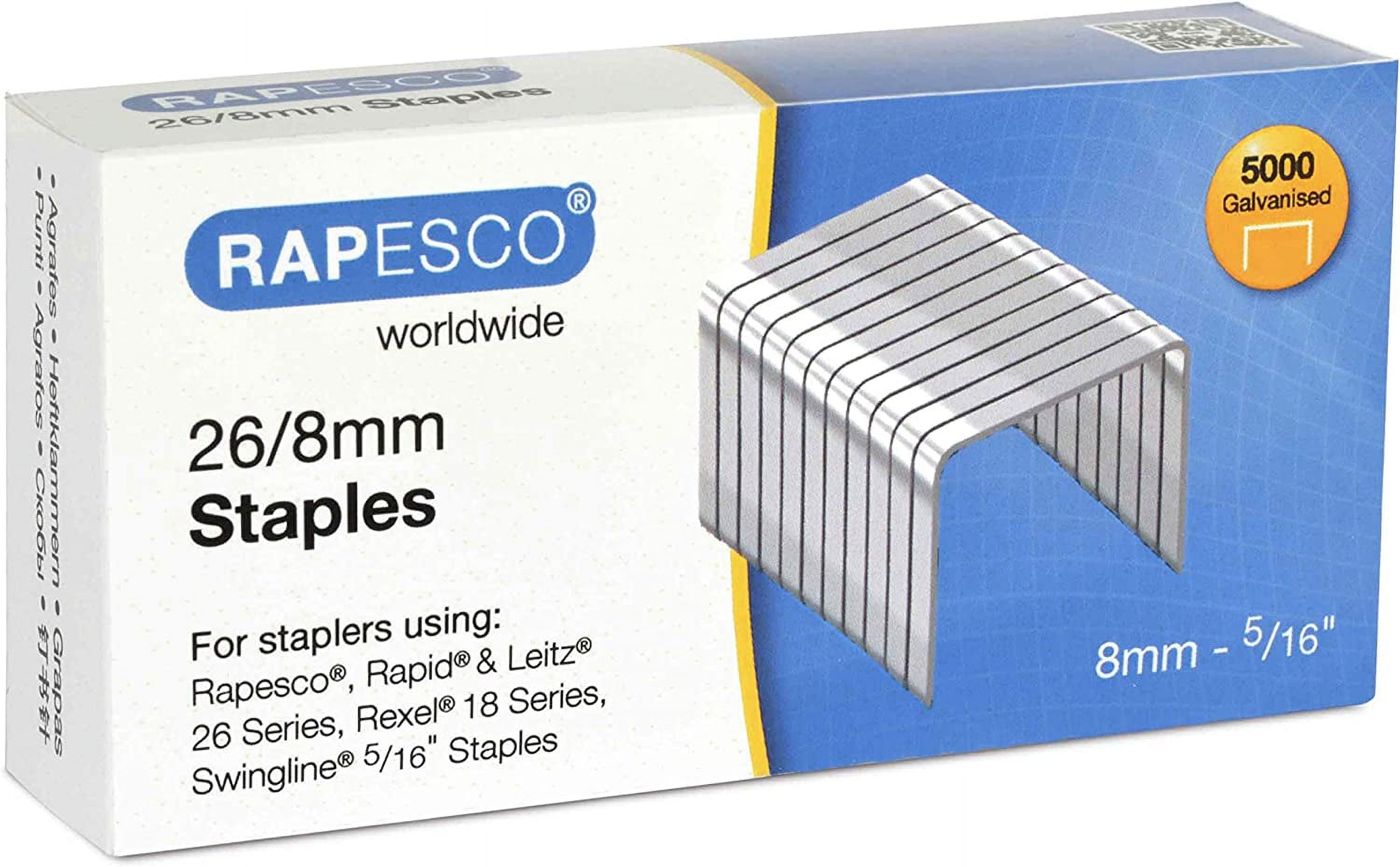 Rapesco 853 D Rapesco S14000V3 Staples 14/5mm, Box Of 5000