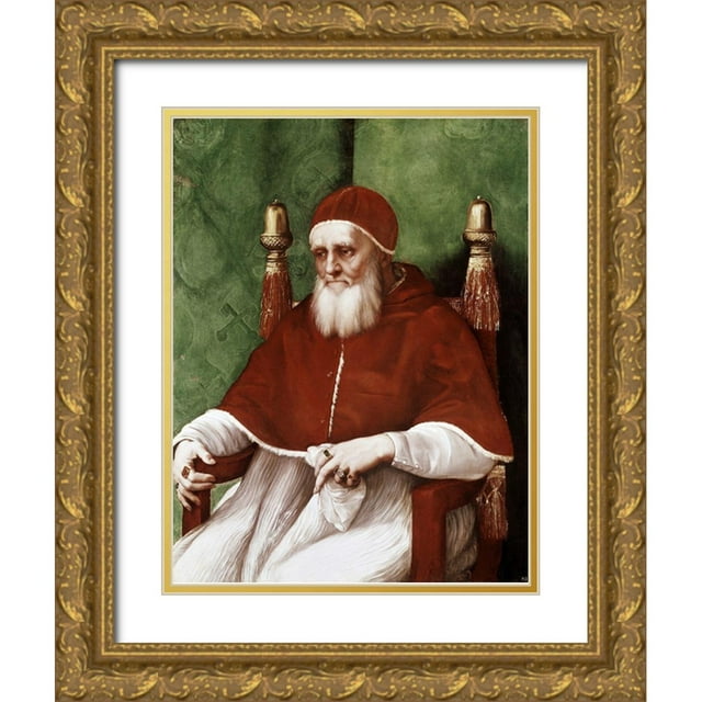 Raphael 12x14 Gold Ornate Wood Framed with Double Matting Museum Art ...