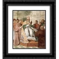 thumbnail image 1 of Raphael 2x Matted 20x24 Black Ornate Framed Art Print 'Gregory IX Approving the Decretals', 1 of 2