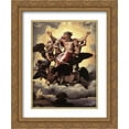 thumbnail image 1 of Raphael 2x Matted 20x24 Gold Ornate Framed Art Print 'The Vision of Ezekiel', 1 of 2