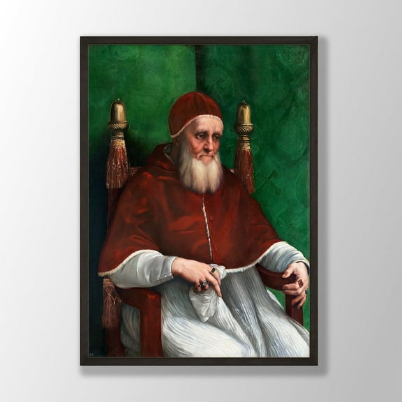 Raphael Art Print - Portrait Of Pope Julius Ii 1511 Raphael Prints Raphael Wall Art Religious Print Art Reproduction Raphael Art