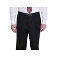 thumbnail image 1 of Raphael Classic Fit Solid Black Pleated Washable Dress Pants, 1 of 1
