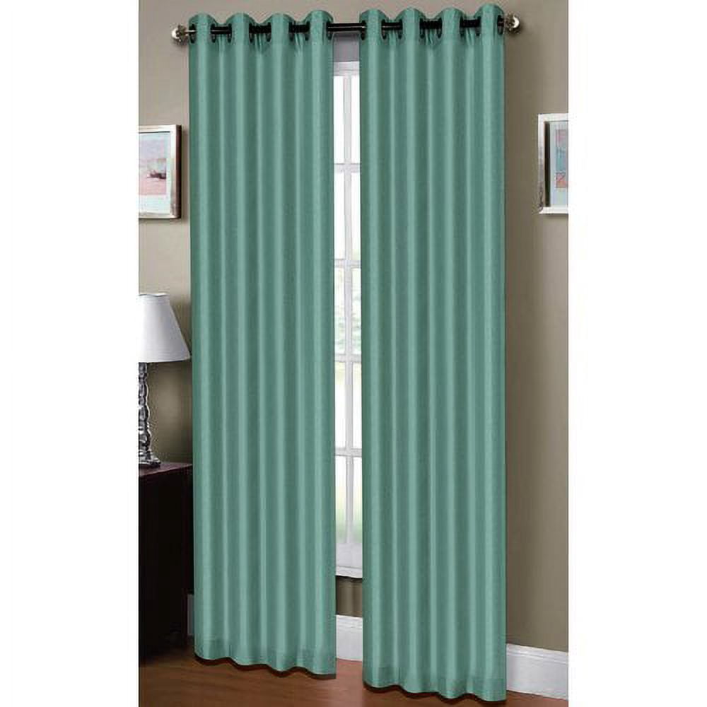 Raphael Heathered Faux Linen Extra Wide Grommet Curtain Panels