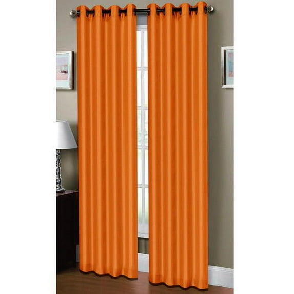 Raphael Heathered Faux Linen Extra Wide Grommet Curtain Panels