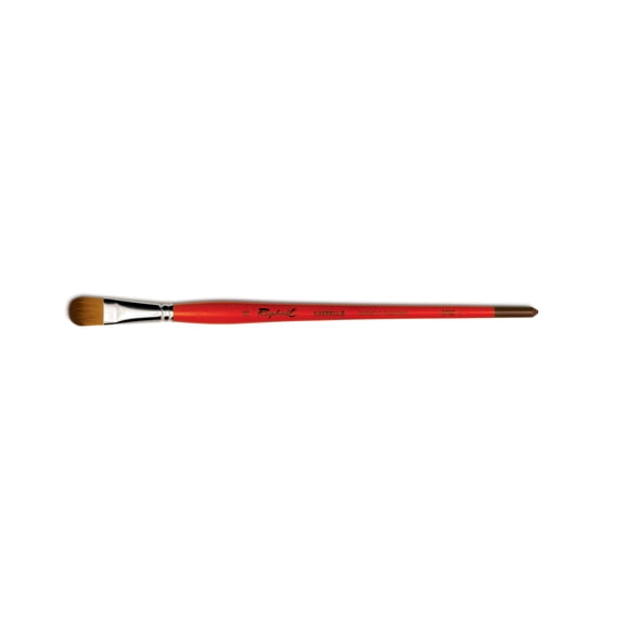 Raphael Kaerell Long Handle Oil & Acrylic Brush, Filbert, Size 16