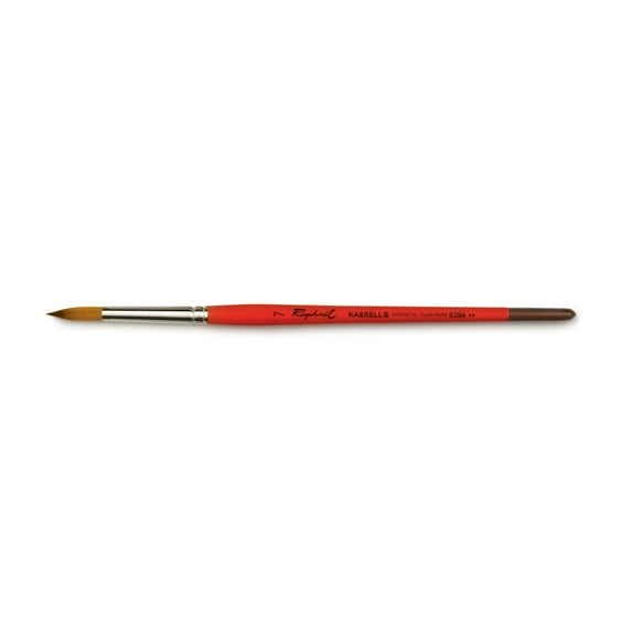 Raphael Kaerell Synthetic Short Handle Watercolor Brush, Round, 7