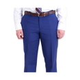 thumbnail image 1 of Raphael Mens Solid French Blue Slim Fit Flat Front Dress Pants, 1 of 1