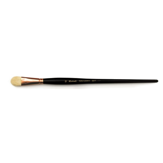 Raphael Paris Classic Long Handle Brush, Filbert, Size 12