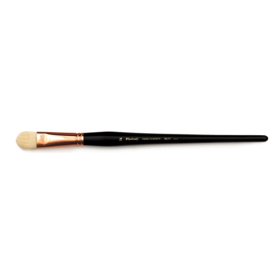 Raphael Paris Classic Long Handle Brush, Filbert, Size 14