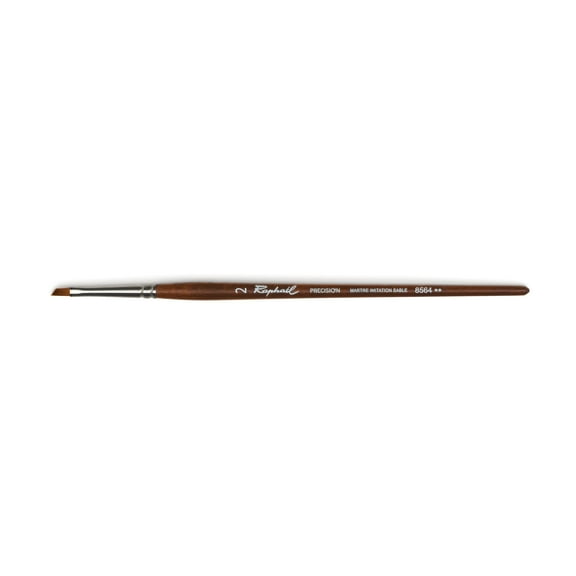 Raphael Precision Imitation Sable Brush, Angle, Size 2