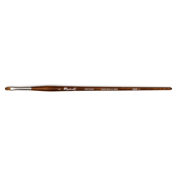 Raphael Precision Long Handle Brush, Filbert, 2
