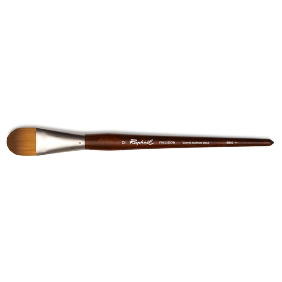 Raphael Precision Long Handle Brush, Filbert, 32