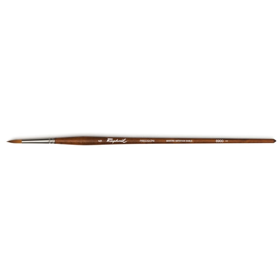Raphael Precision Long Handle Brush, Round, 6