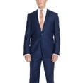 thumbnail image 1 of Raphael Regular Fit Solid Blue Two Button Suit, 1 of 4