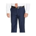 thumbnail image 1 of Raphael Slim Fit Solid Blue Flat Front Dress Pants, 1 of 1