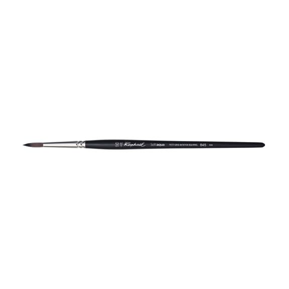 Raphael SoftAqua Synthetic Squirrel Watercolor Brush, Round, 10