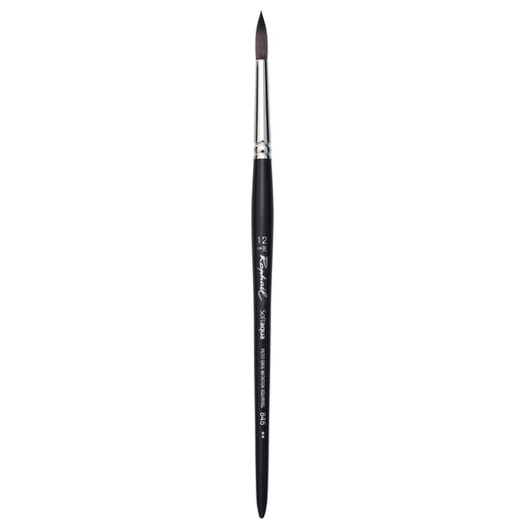 Raphael SoftAqua Synthetic Squirrel Watercolor Brush, Round, 12