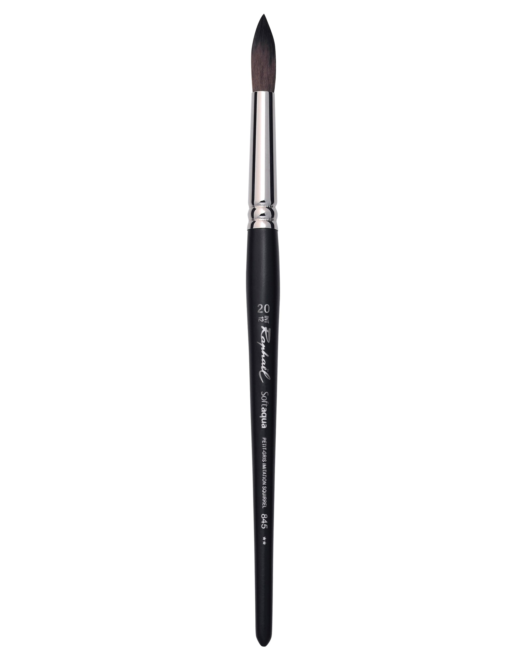 Raphael SoftAqua Synthetic Squirrel Watercolor Brush, Round, 20