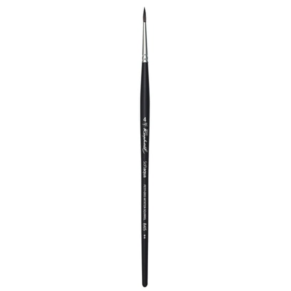 Raphael SoftAqua Synthetic Squirrel Watercolor Brush, Round, 4