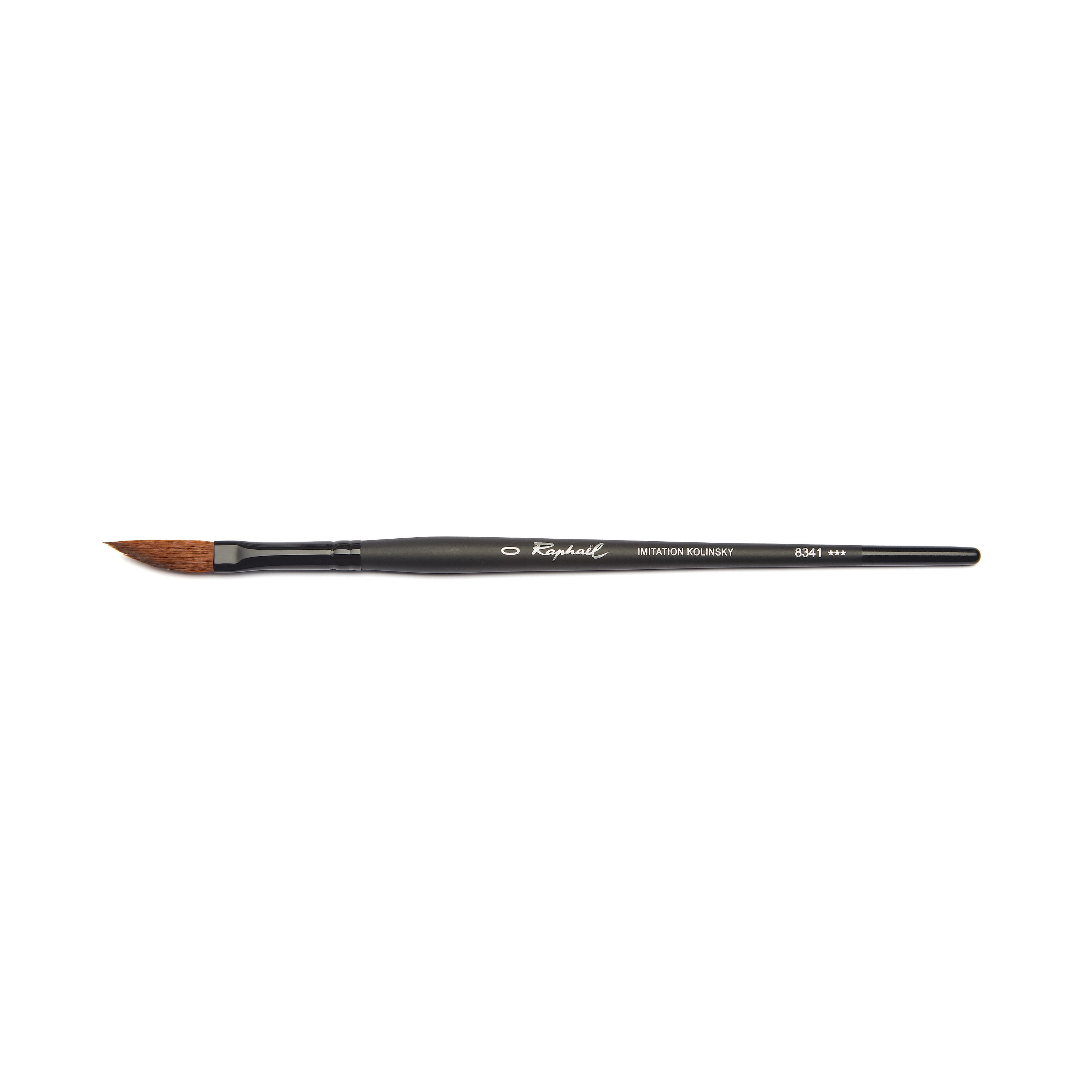 Raphael Synthetic Kolinsky Watercolor Brush, Dagger, 0