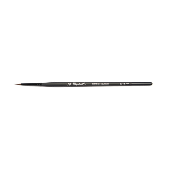 Raphael Synthetic Kolinsky Watercolor Brush, Round Sharp, 2/0