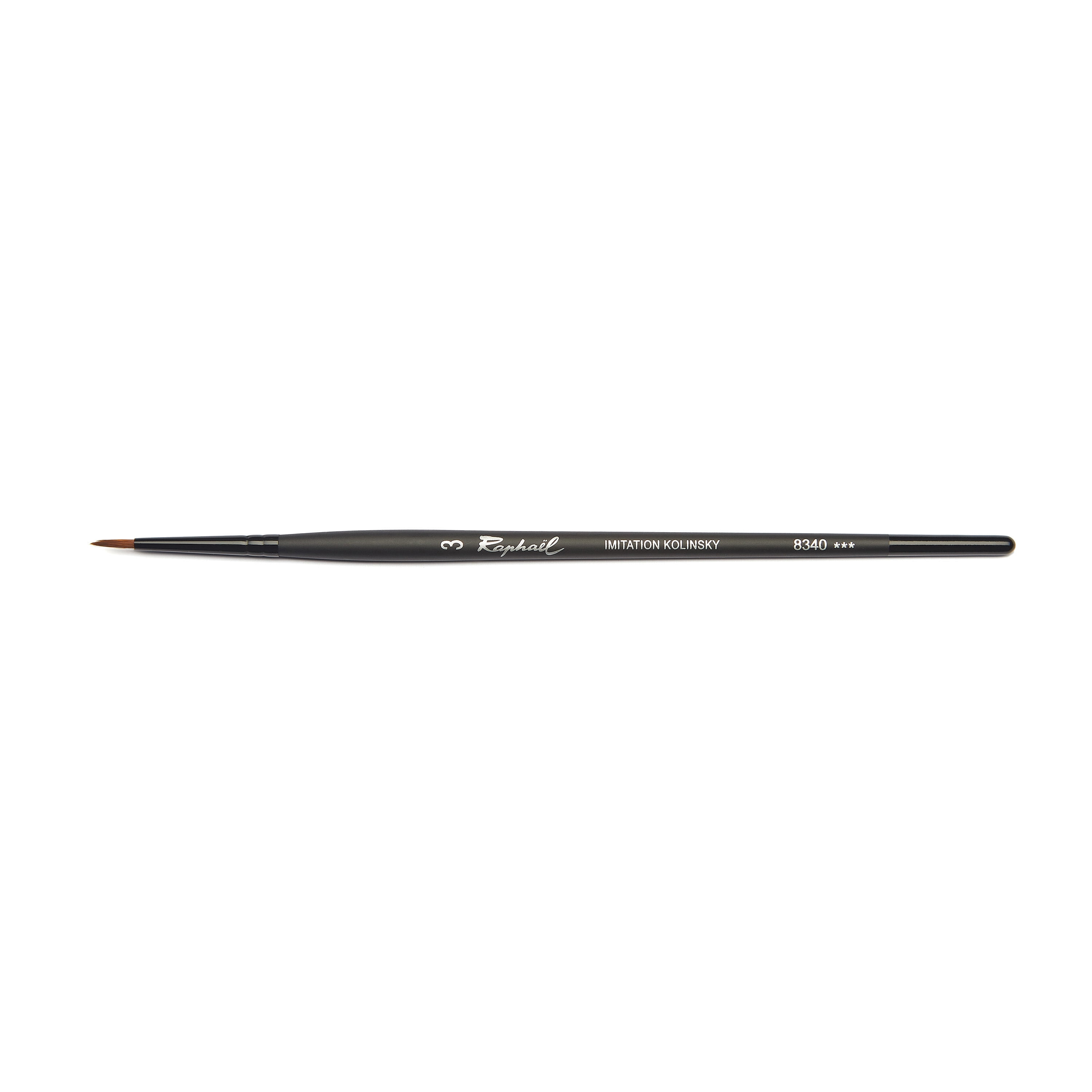 Raphael Synthetic Kolinsky Watercolor Brush, Spotter, 3