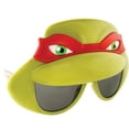 thumbnail image 1 of Raphael Teenage Mutant Ninja Turtle Sunstache Glasses Adult Halloween Accessory, 1 of 2