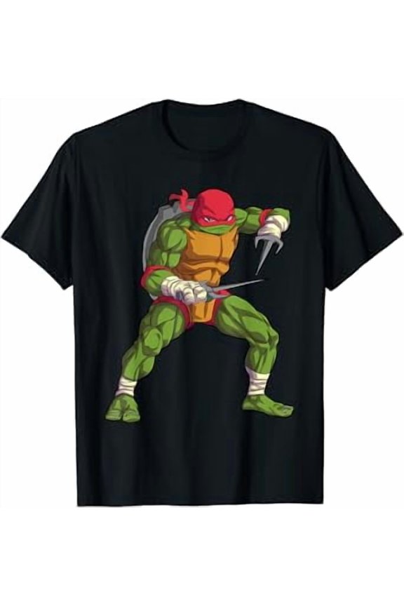 Raphael Tonfas Fighting Stance T-Shirt, Unisex T-Shirt