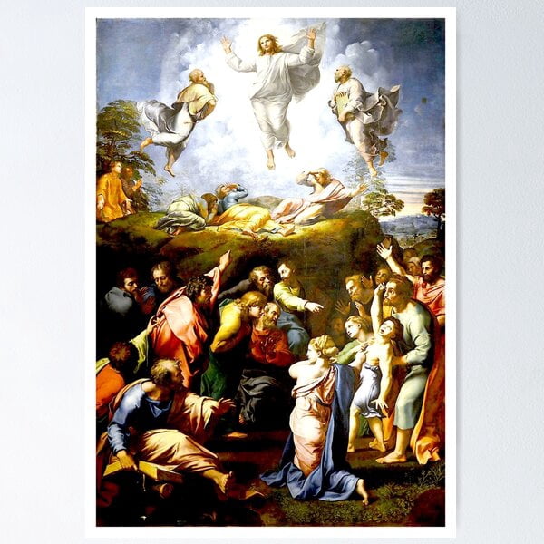 Transfiguration Poster Raphael Vintage 1520 Transfiguration Of Christ Poster Poster, Poster ...